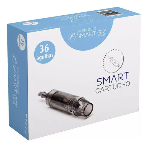 Kit 10 Cartucho Dermapen Preto 36 Agulhas Smart Gr C/ Anvisa