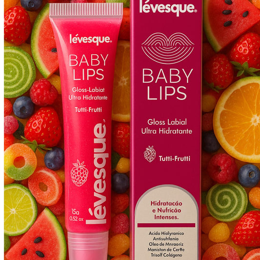 Gloss Labial Baby Lips Tutty Fruti - Volume Lábios Lévesque