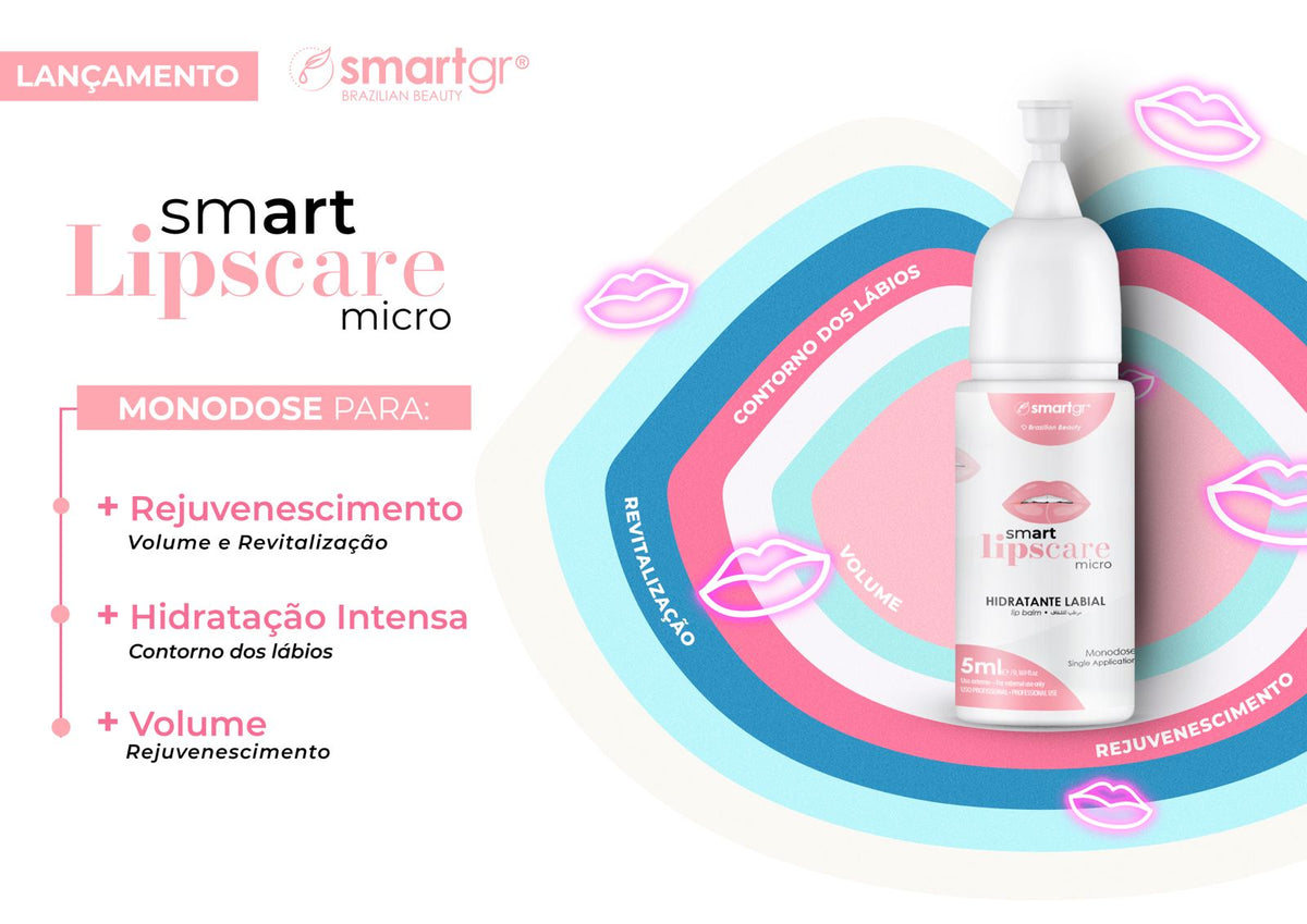 Lips Care Skin Pro SmartGR 5x5ml Hidratação Volume Labial