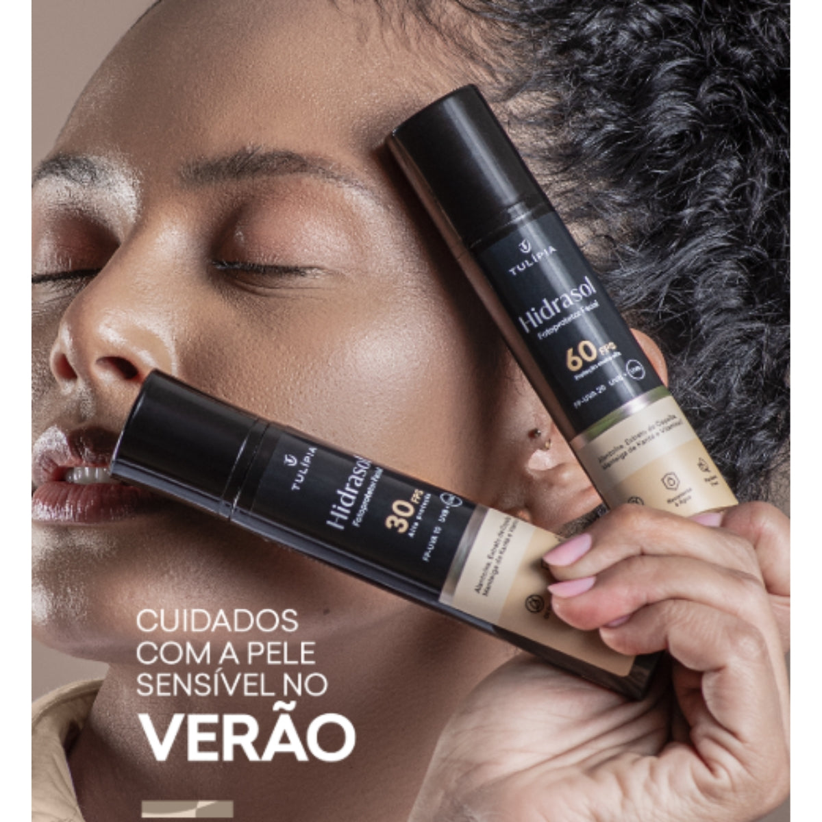 Kit Pós Sol Facial e Corporal Protetor Solar FPS60 e Flaccid
