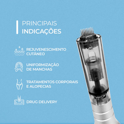 Kit Microagulhamento SmartGR Renovação Pele Completo - HAIR GH-KU