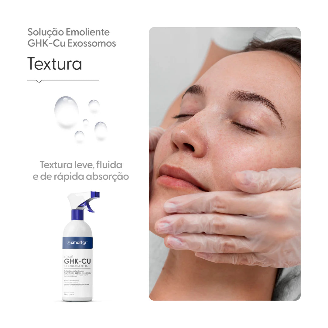 Smart Solução Emoliente com GHK-Cu e Exossomos 1L Smart GR
