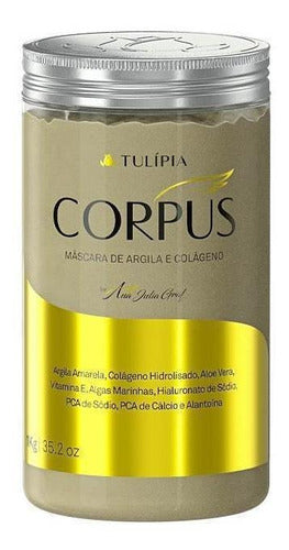 Corpus Máscara de Argila e Colágeno 1KG