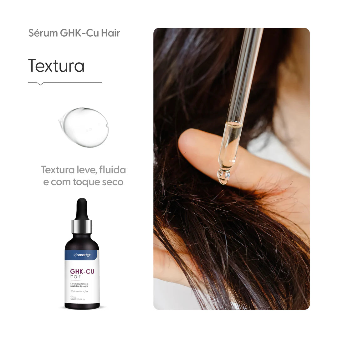 Sérum Capilar SmartGR GHK Cu 60ml Crescimento e Anti Queda
