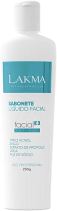 SABONETE LÍQUIDO FACIAL LAKMA 250ML LIMPEZA PROFUNDA