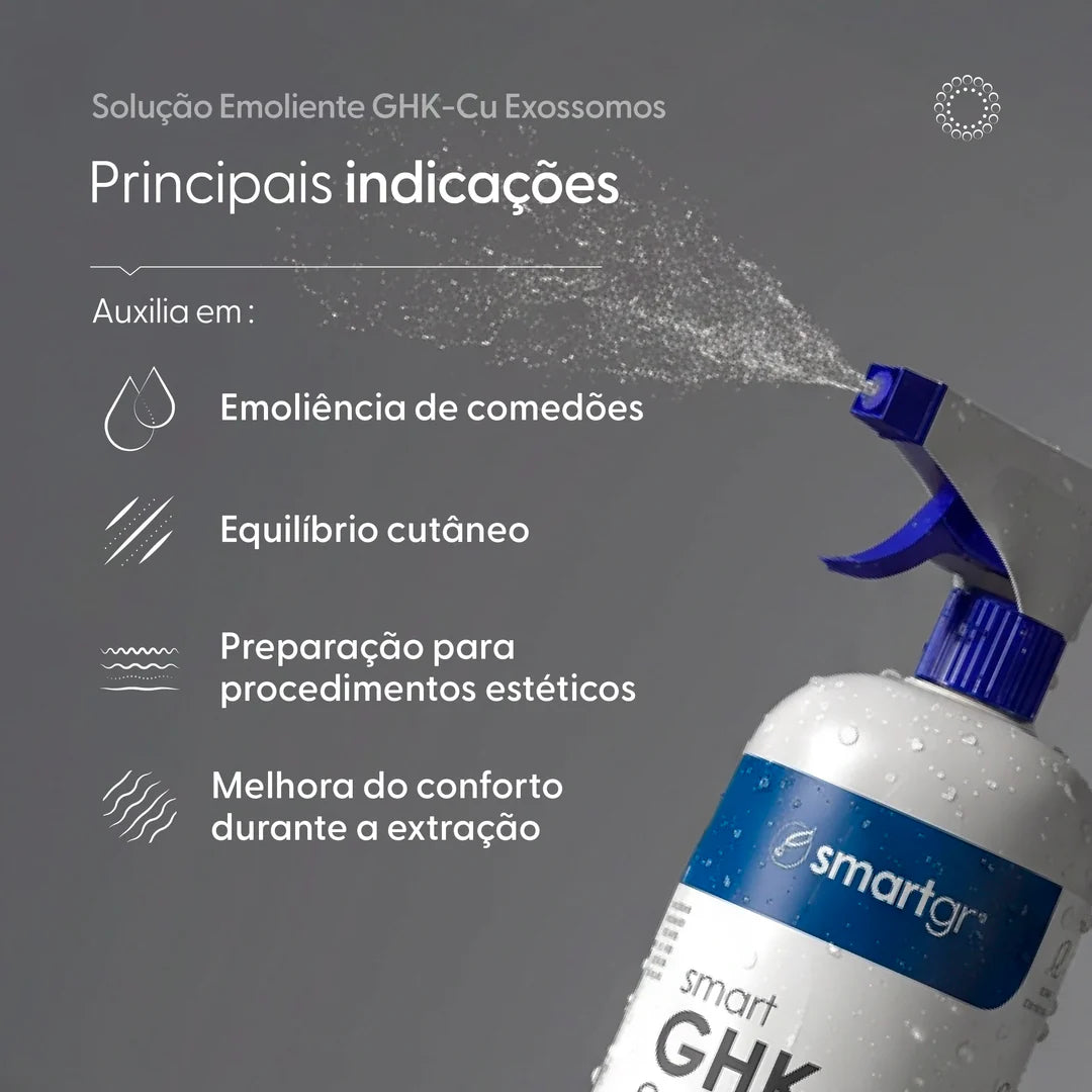 Smart Solução Emoliente com GHK-Cu e Exossomos 1L Smart GR