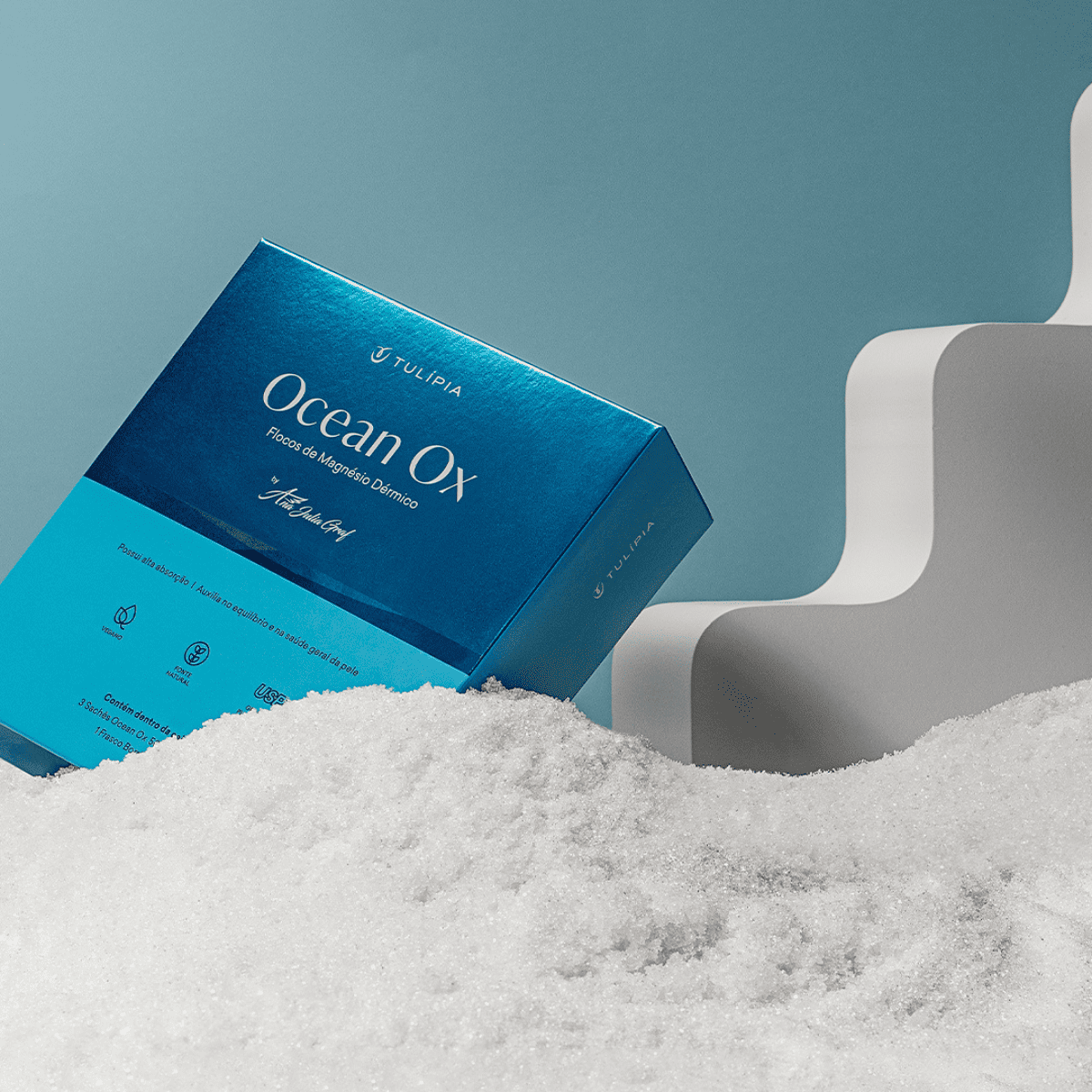 OCEANOX Flocos de Magnésio 3 Sachês de 50g
