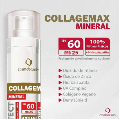 Protetor Facial Anti Idade CollageMax FPS 60 Cosmobeauty