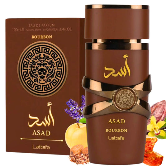 Perfume Árabe Lattafa Asad Bourbon Unissex 100ml Original