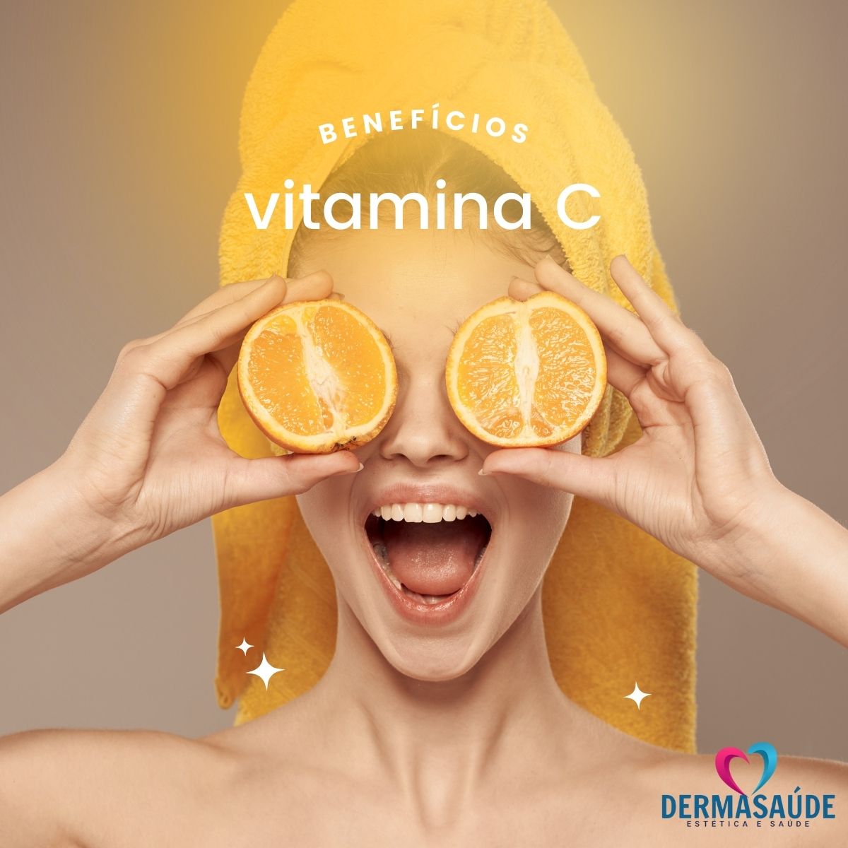 Kit Hidratante Clareador Facial Completo Vitamina C Tulipia