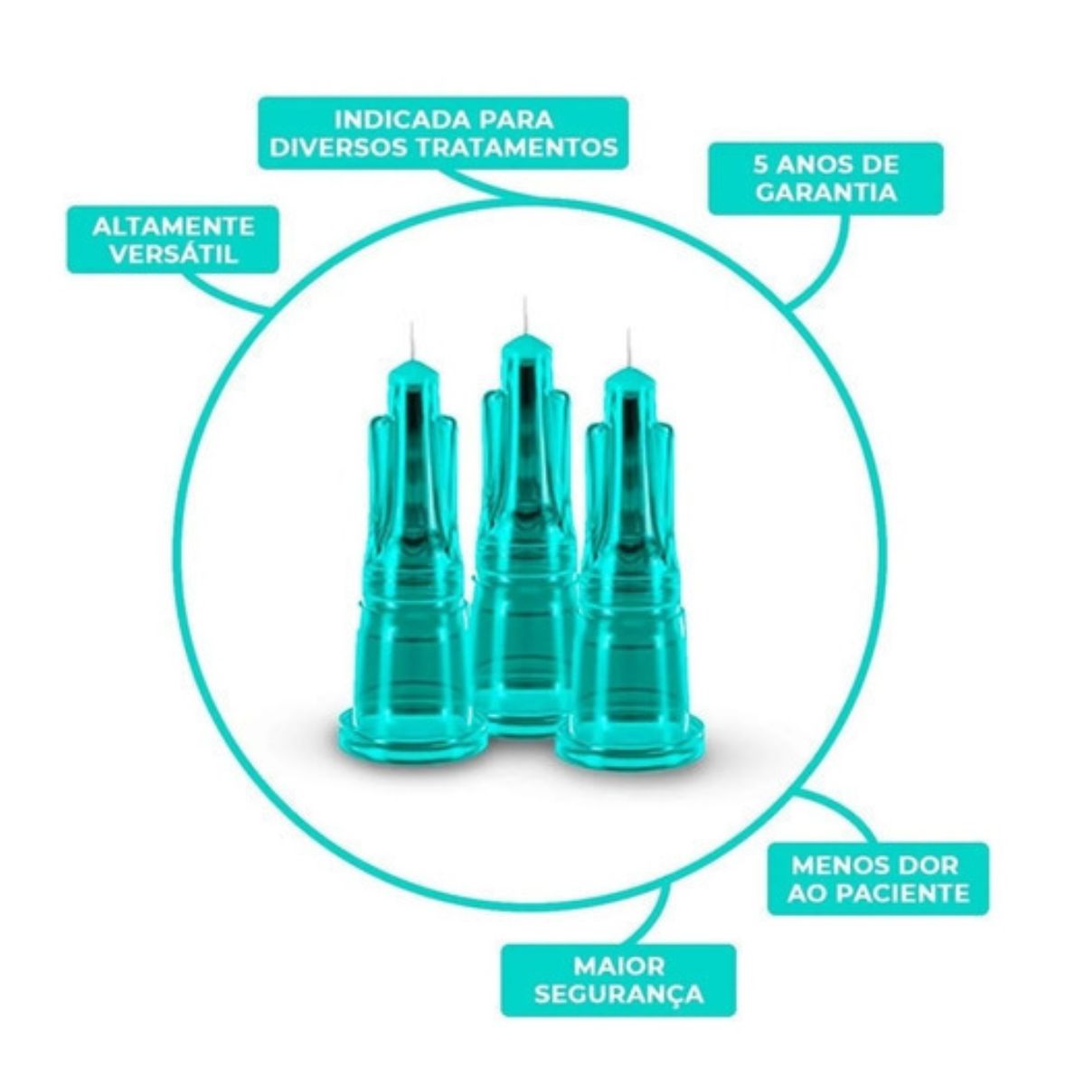 Agulha de Lebel para Mesoterapia 32G 4mm -100 un Smart GR
