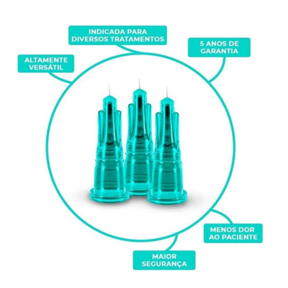 Agulha de Lebel para Mesoterapia 32G 4mm -100 un Smart GR
