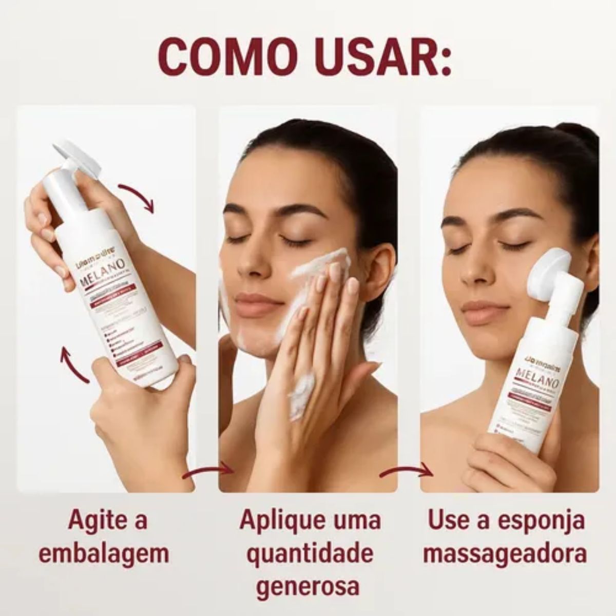 Sabonete Facial Melasma Melano Cleanser  Limpeza Oleosidade