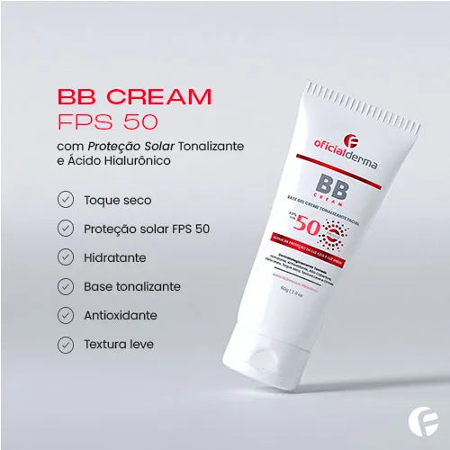Protetor Solar Com Base Arago Oficial Farma BBCream Fps50 Bege 60g