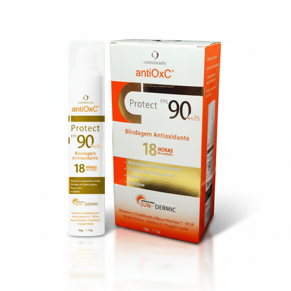 Filtro Solar Facial Antioxidante - Cosmobeauty Antiox FPS 90