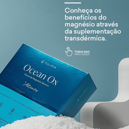 OCEANOX Flocos de Magnésio 3 Sachês de 50g