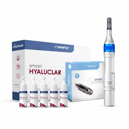 Kit Microagulhamento SmartGR Renovação Pele Completo - Hyaluclar