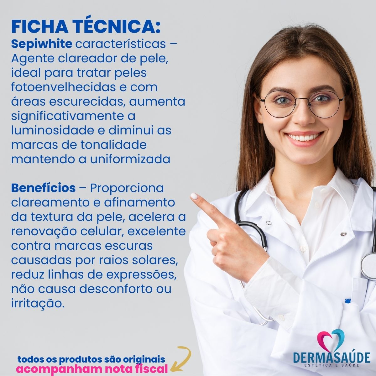 Kit Facial Clareador para Melasma e Manchas no Rosto Tulipia