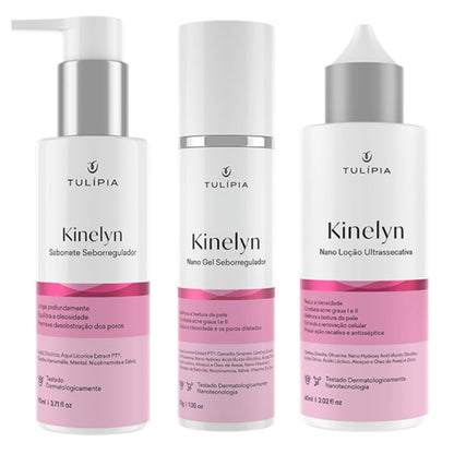 Kit Facial Para Pele Oleosa Acne Espinha e Cravos Tulipia