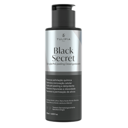 Black Secret Solução Pré-Peeling Desengordurante 120ML