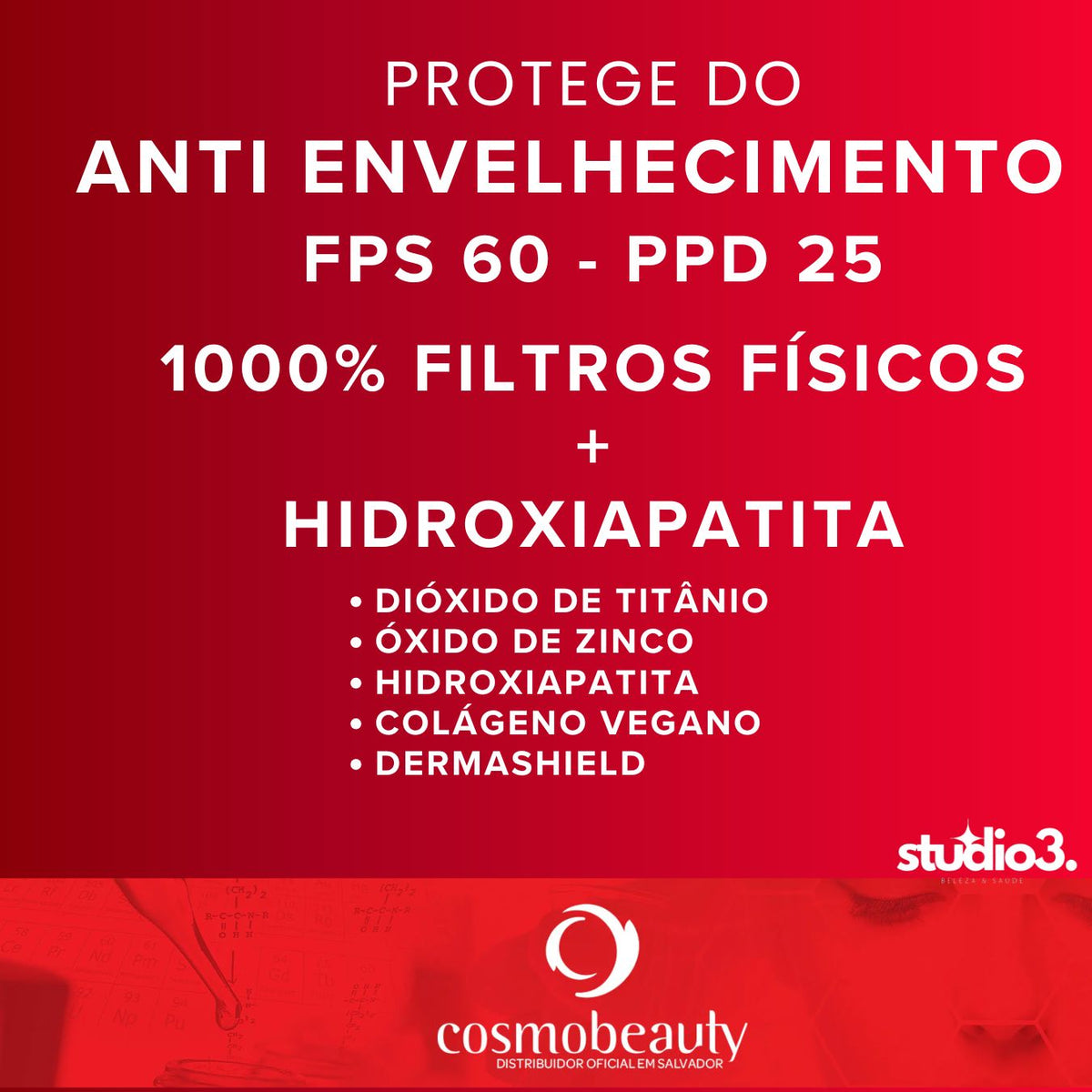 Protetor Facial Anti Idade CollageMax FPS 60 Cosmobeauty
