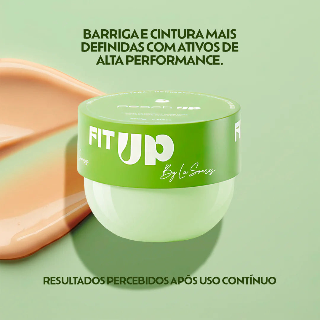 Peach Up Fit Up Creme Corporal 120g Hidratação Firmeza Conforto e Cuidados com a Pele