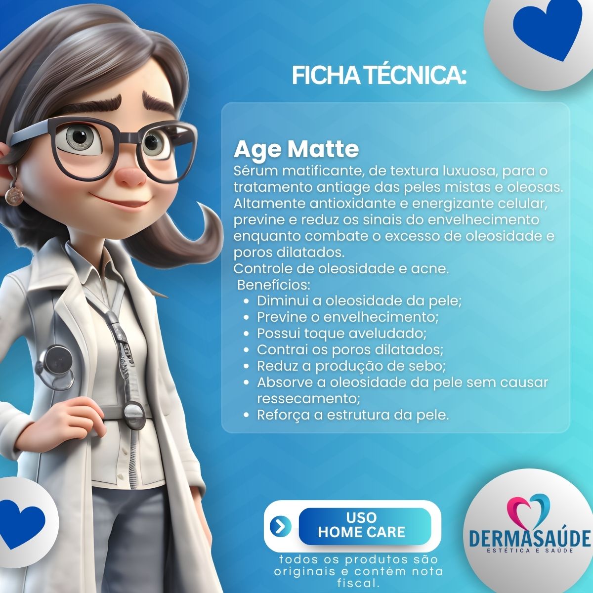 Kit Facial Para Pele Oleosa Mista Anti Acne Espinha Tulipia