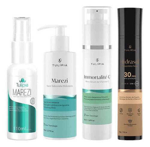 Kit Hidratação Profunda Da Pele Seca E Ressacada - Tulipia