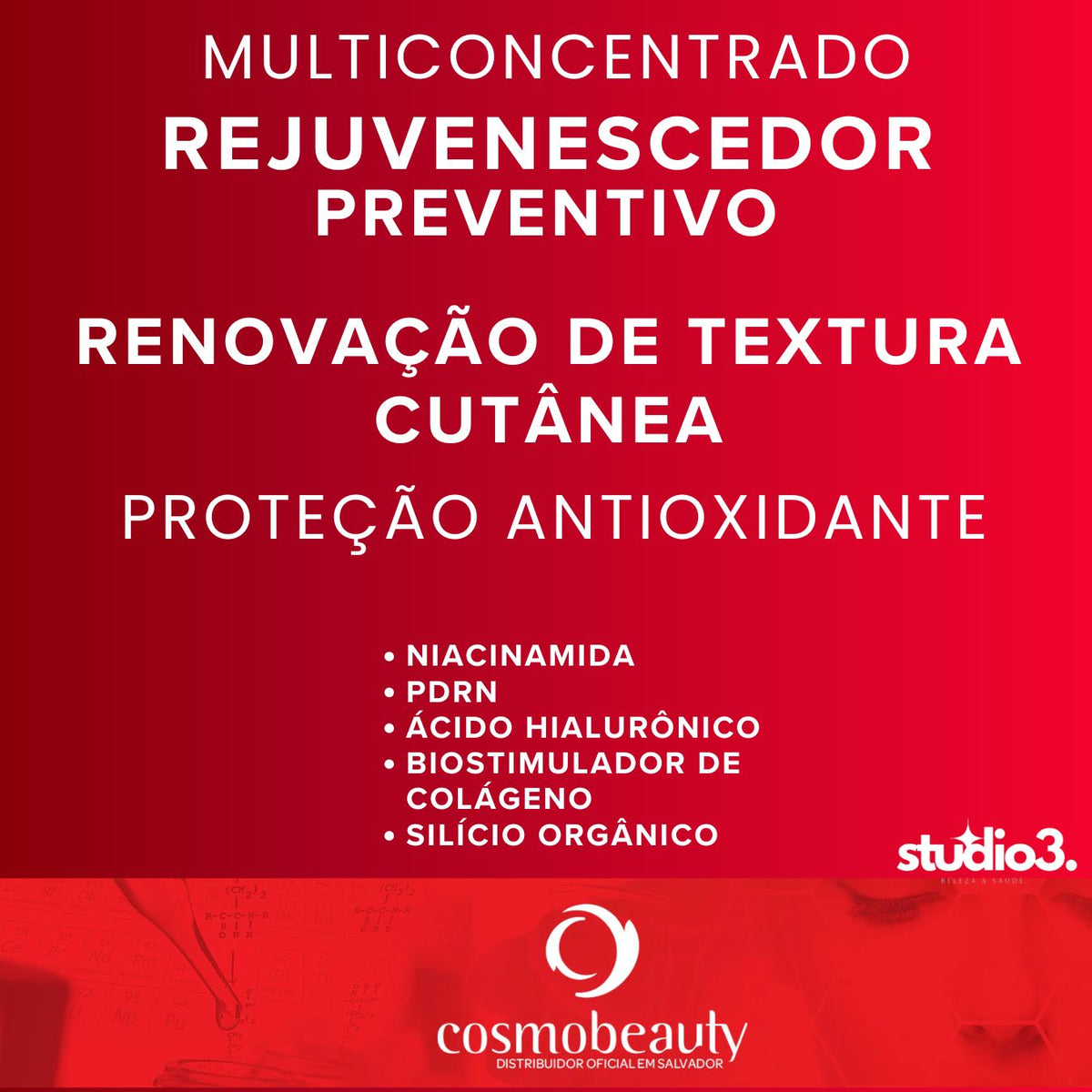 Clareador Facial Anti Envelhecimento Mellanderm Cosmobeauty