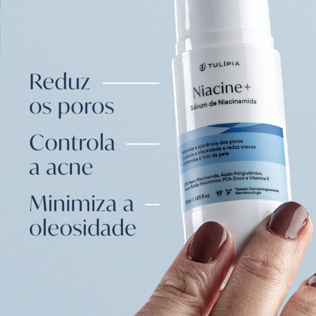 Niacine+ Sérum de Niacinamida Anti Oleosidade 30ml Tulipia