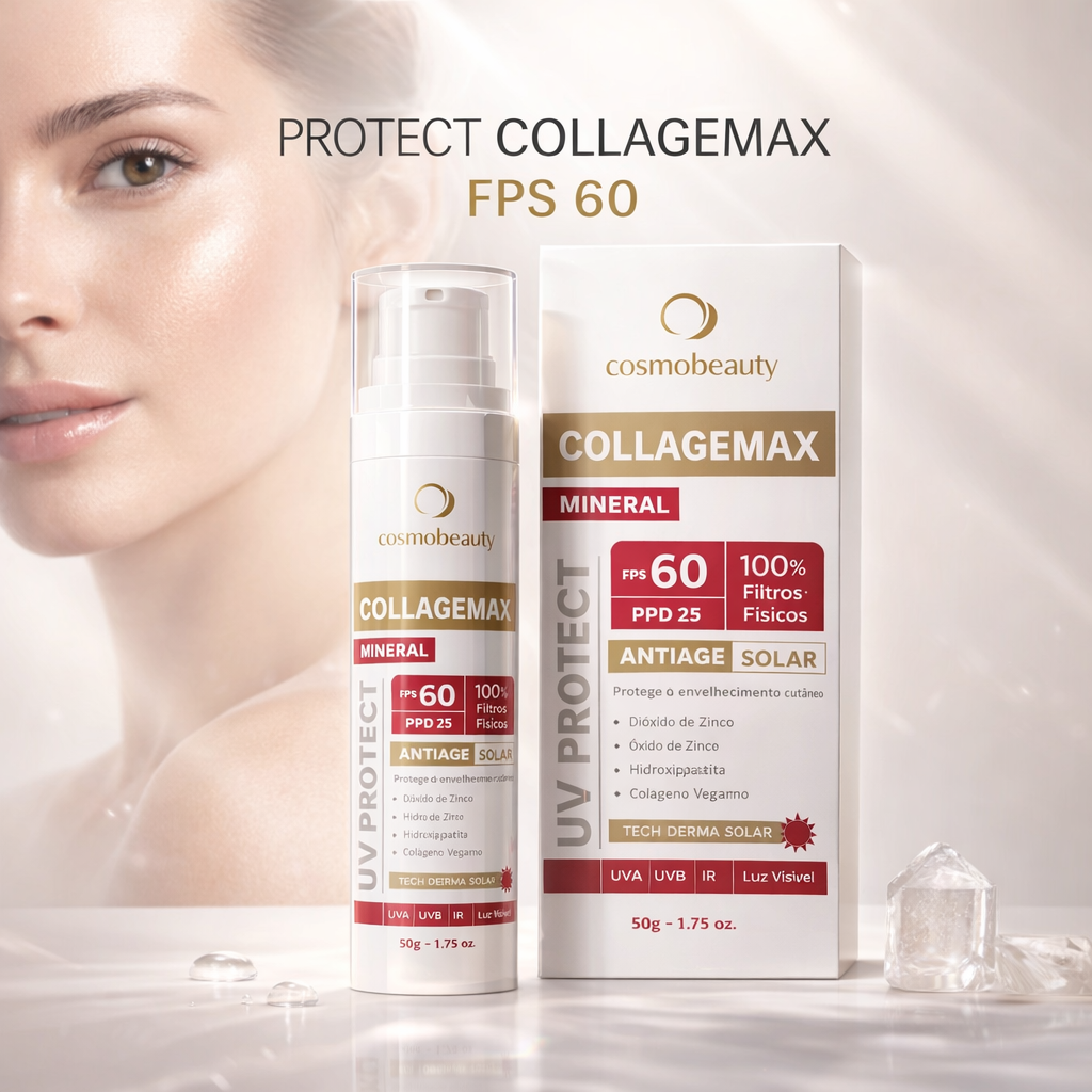 Protetor Facial Anti Idade CollageMax FPS 60 Cosmobeauty