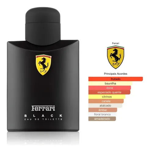 Ferrari Black 125ml EDT Masculino Original Importado