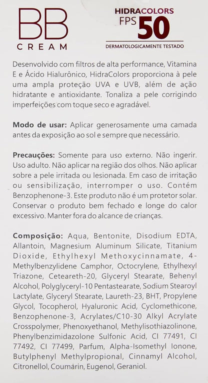 Protetor Solar Com Base Arago Oficial Farma BBCream Fps50 Natural 60g