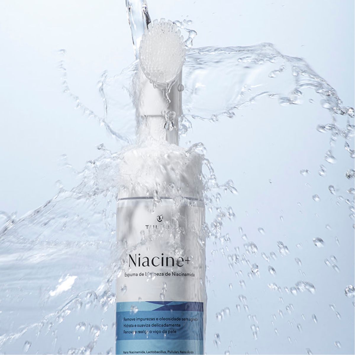 Niacine Espuma Niacinamida Tulípia Limpeza Facial 150ml