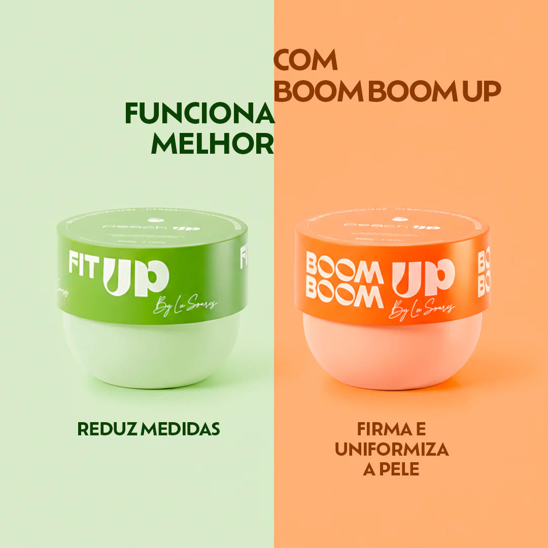 Peach Up Fit Up Creme Corporal 120g Hidratação Firmeza Conforto e Cuidados com a Pele