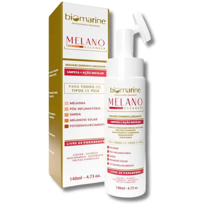 Sabonete Facial Melasma Melano Cleanser  Limpeza Oleosidade