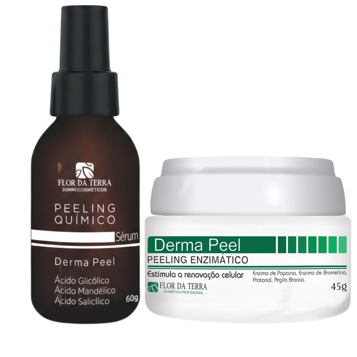 Kit Peeling Seguro Flor Da Terra Clareador Manchas E Rugas
