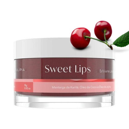 Kit Sweet Lips Gloss Esfoliante e Espuma Labial Hidragloss Cereja