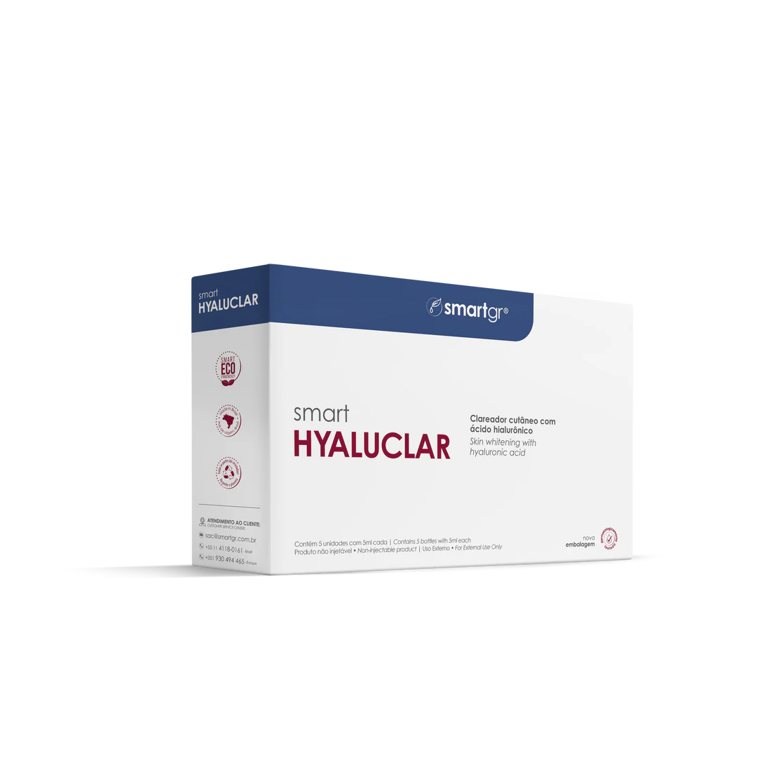 Kit Microagulhamento SmartGR Renovação Pele Completo - Hyaluclar