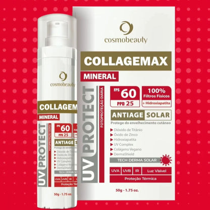 Protetor Facial Anti Idade CollageMax FPS 60 Cosmobeauty