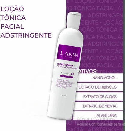 Kit  Facial Lakma Sabonete  Tonico Controle Oleosidade