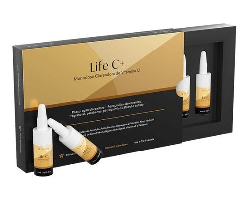 Life C+ Nano Monodose Clareadora 4ml - 5 AMP