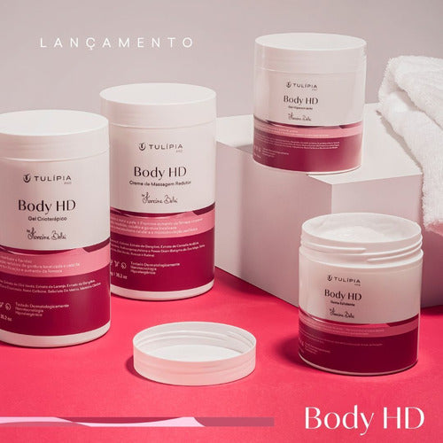Kit Body Hd Tulipia Para Tratamento Corporal - 4 Itens