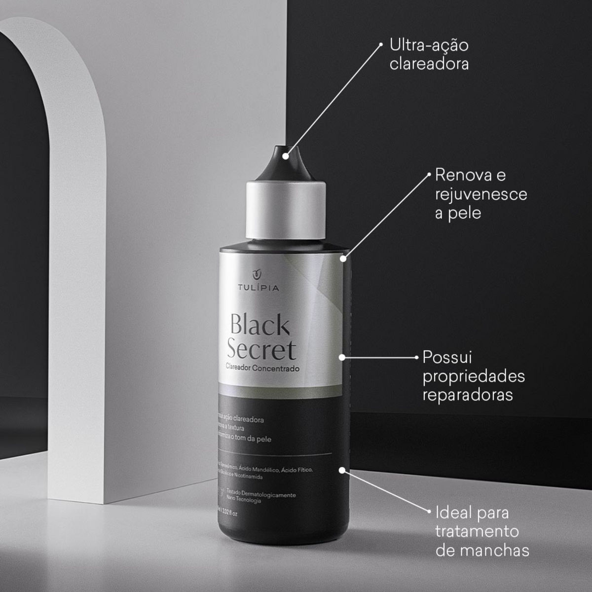 Black Secret Clareador Concentrado 60ML