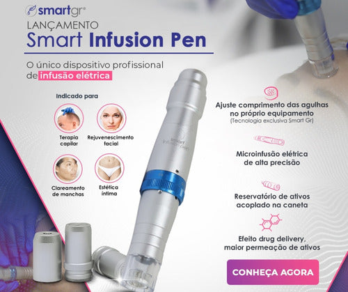 Caneta Elétrica Microagulhamento Smart GR DermaPen c/ Anvisa