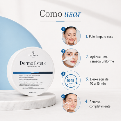 DERMO ESTETIC MASCARA NUTRI CALM 200MG