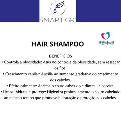 Shampoo Anticaspa Oleosidade Coceira Crescimento Smart GR