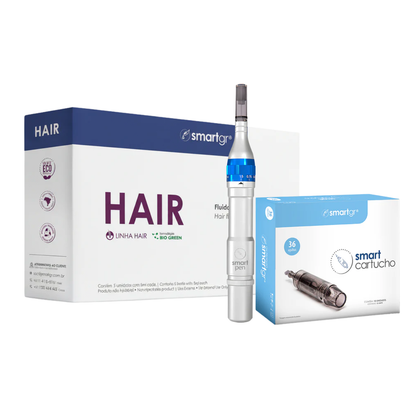 Kit Microagulhamento SmartGR Renovação Pele Completo - HAIR GH-KU