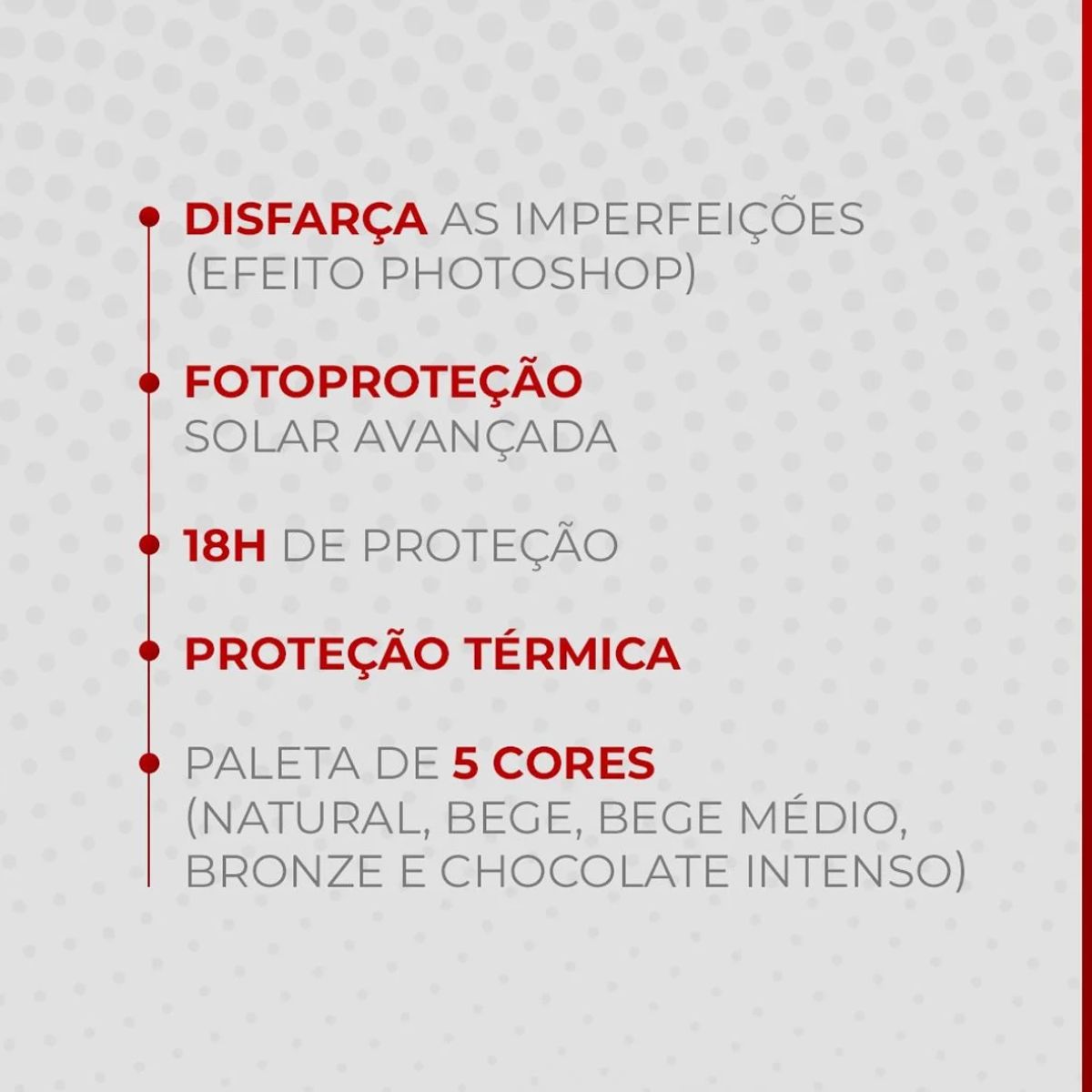 Protetor Solar Base FPS75 Melano Blur Natural Antimanchas