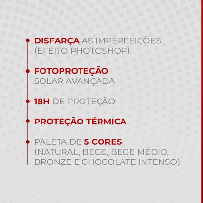 Protetor Solar Base FPS75 Melano Blur Natural Antimanchas